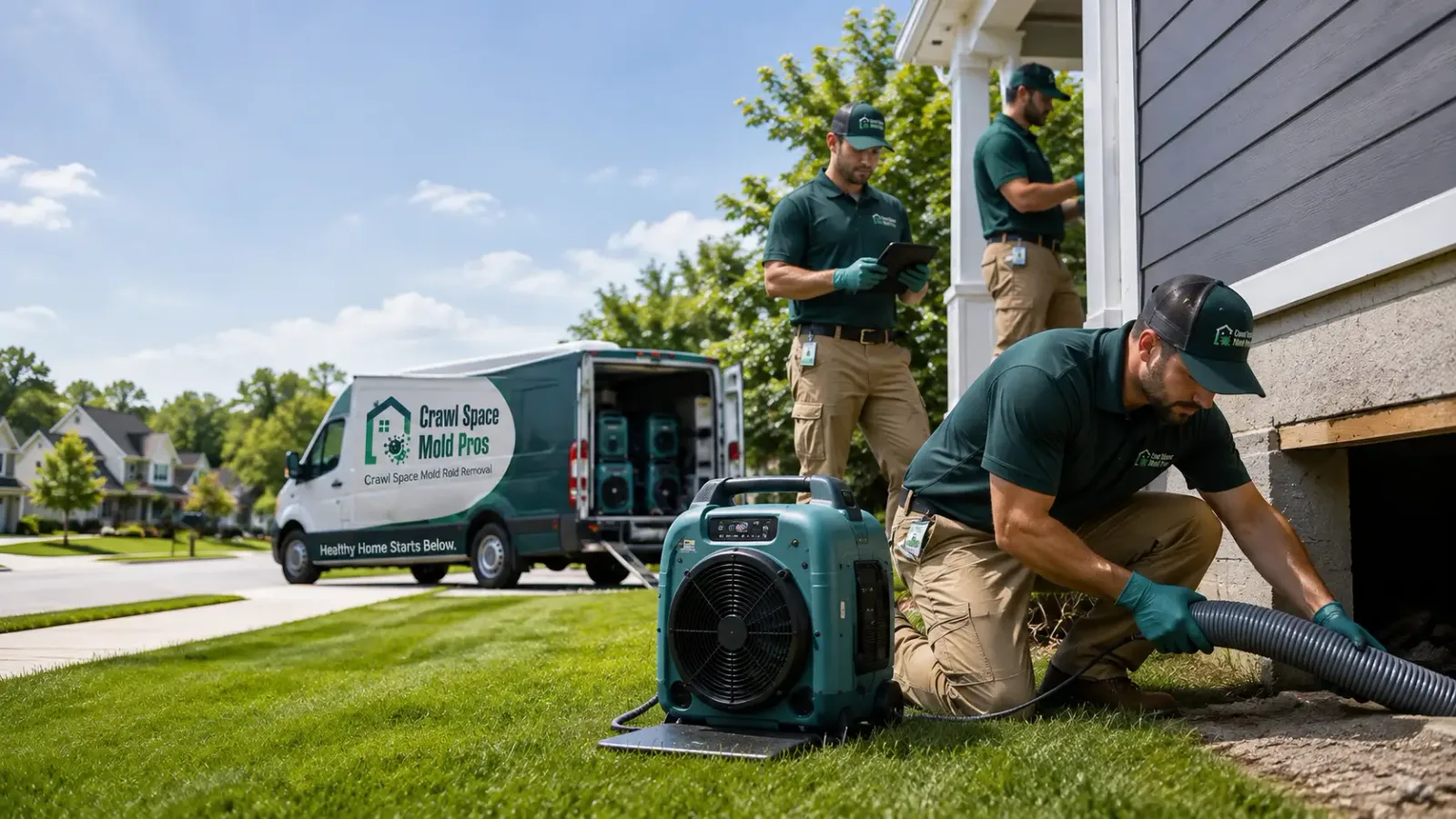 Crawl Space Mold Removal in Sherwood, MD